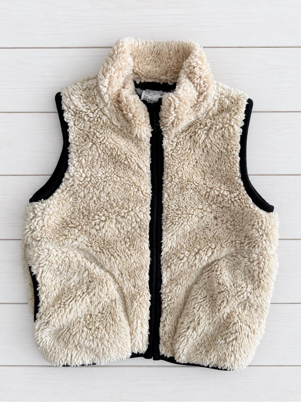 Uniqlo Baby Cozy Sherpa Vest for Kids - Cream Toddler Size 2-3 years